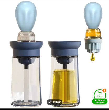 Kitchen Utensils Set with Oil glass bottle