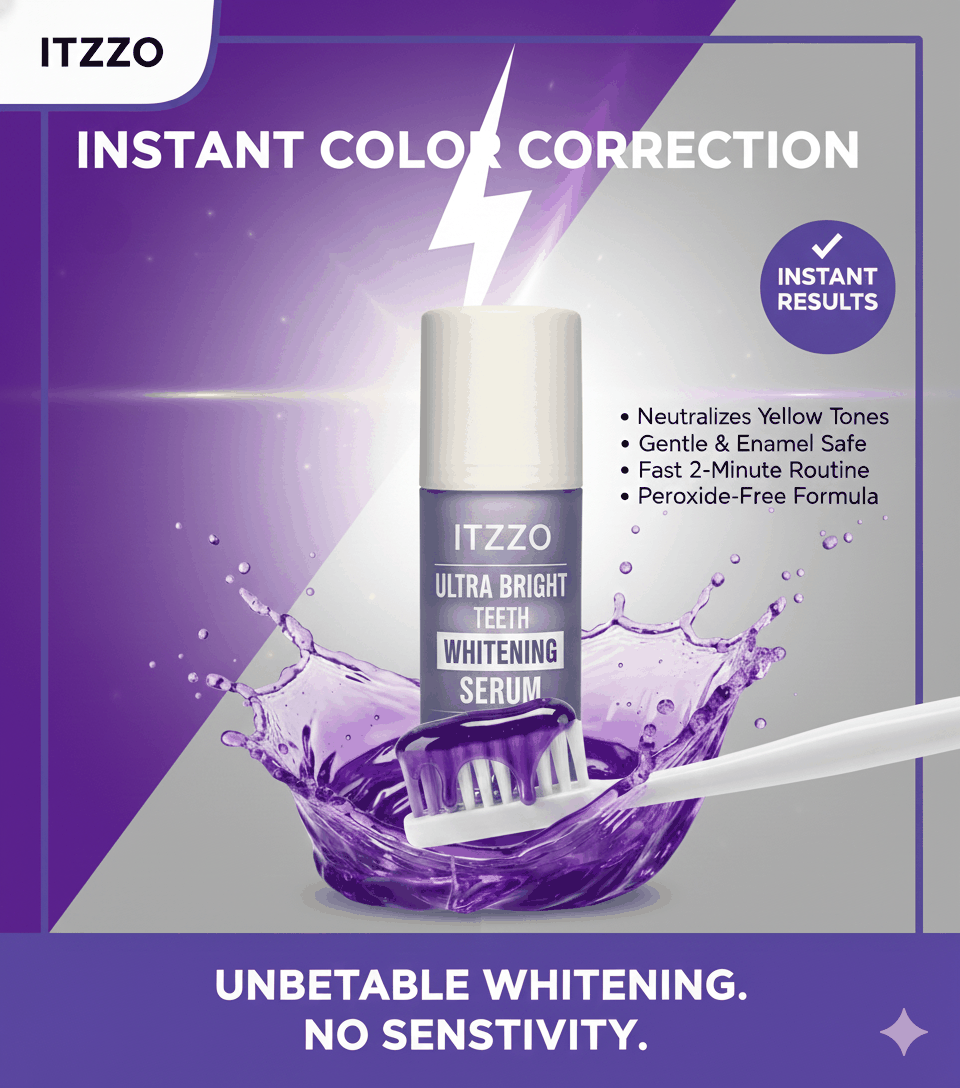 ITZZO® Purple Color Corrector Toothpaste