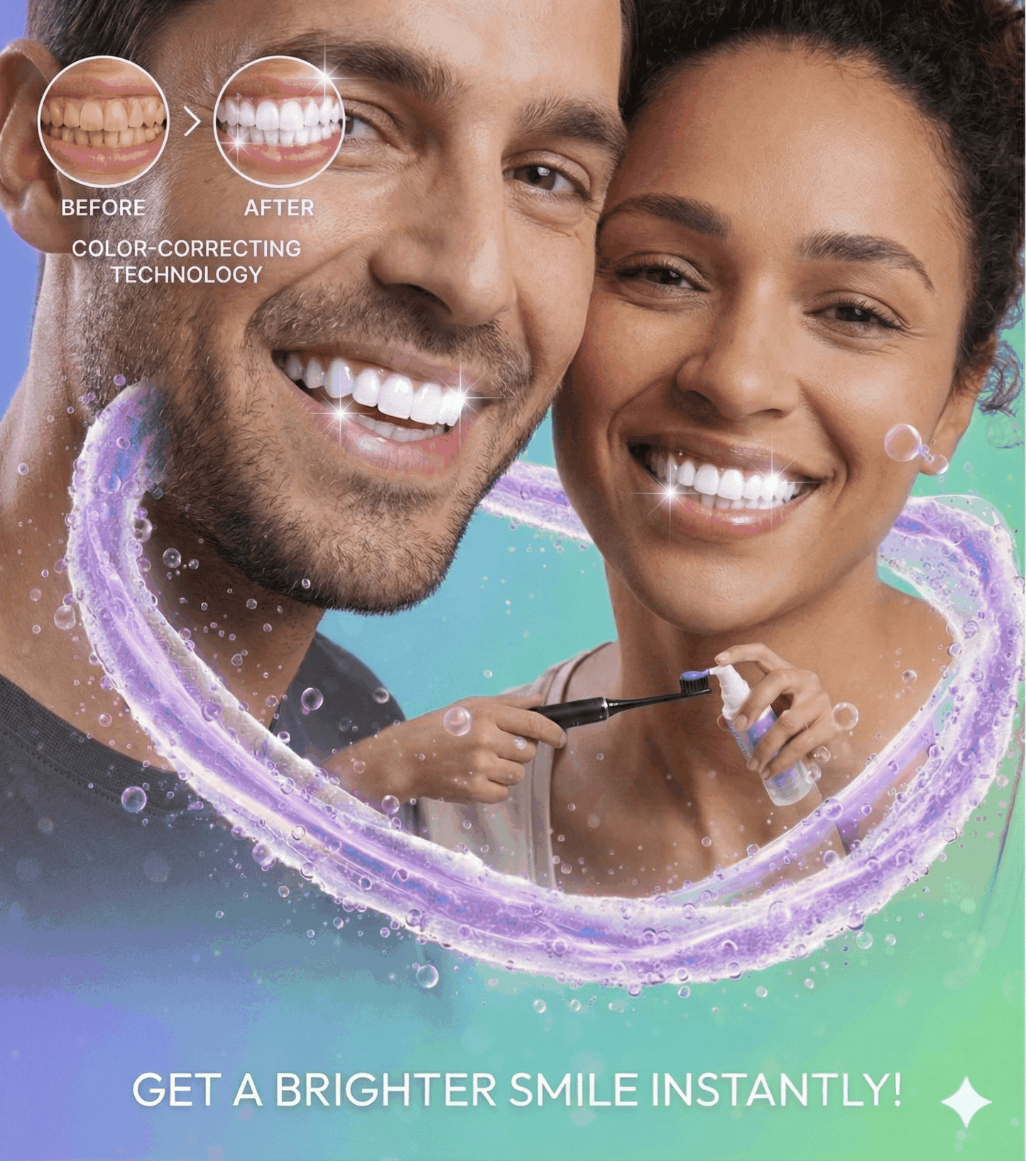 ITZZO® Purple Color Corrector Toothpaste