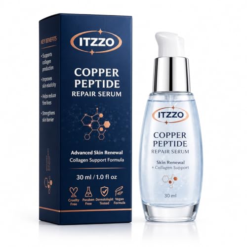 ITZZO Copper Peptide Face Serum 1 fl oz bottle