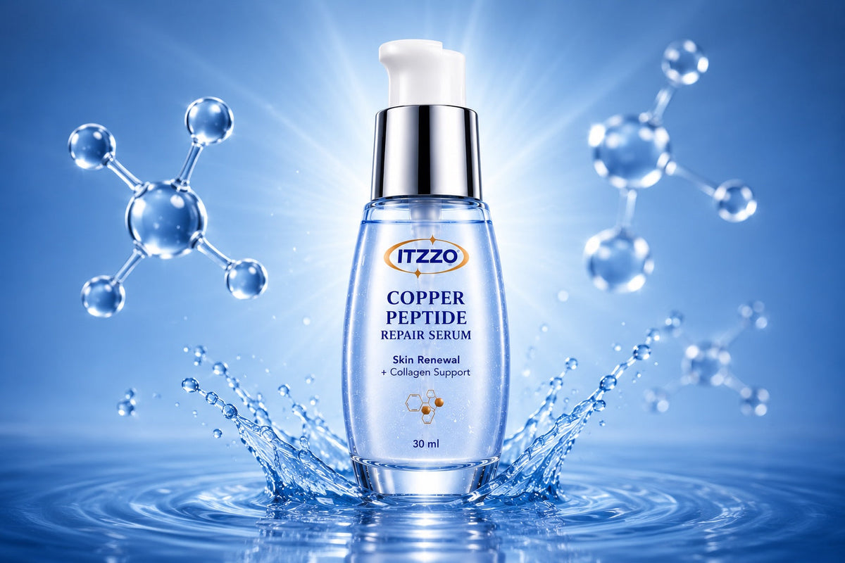 ITZZO Copper Peptide Serum 30 ml product image for Dual Serum Skincare Set
